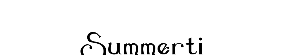 Summertime cкачати шрифт безкоштовно