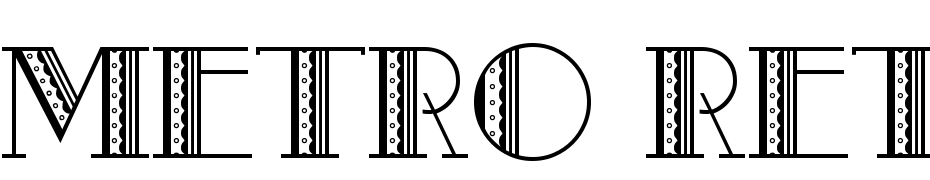 Metro Retro Font Download Free