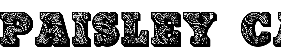 Paisley Caps cкачати шрифт безкоштовно