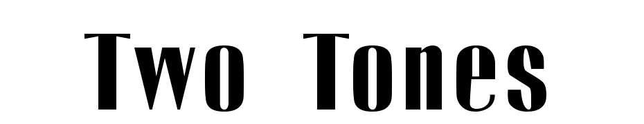 Two Tones Fuente Descargar Gratis