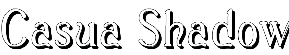 Casua_Shadow Font Download Free