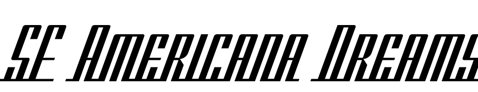 SF Americana Dreams SC Font Download Free