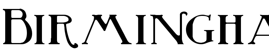 Birmingham Bold Font Download Free