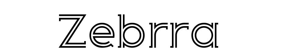 Zebrra Font Download Free