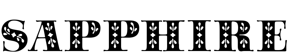 SapphireÑ Font Download Free