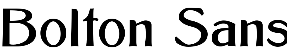 Bolton Sans Font Download Free