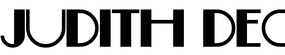 Judith Deco Font Download Free