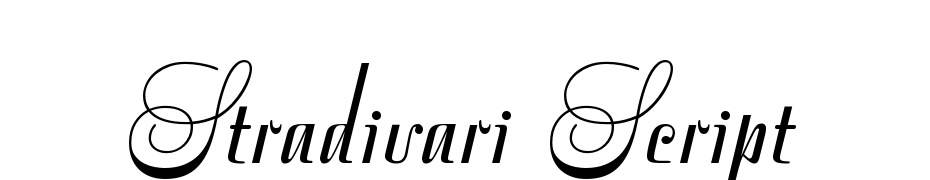 Stradivari Script Yazı tipi ücretsiz indir