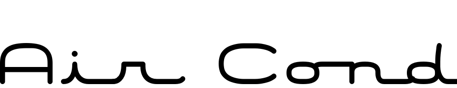 Air Conditioner Font Download Free