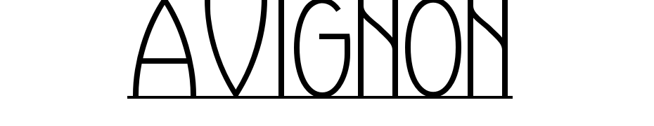 Avignon Font Download Free