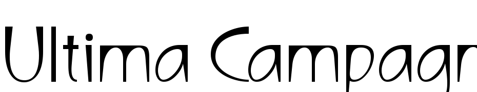 Ultima Campagnoli Font Download Free