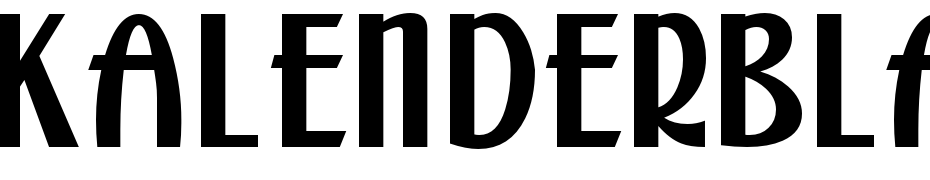 Kalenderblatt Grotesk Font Download Free