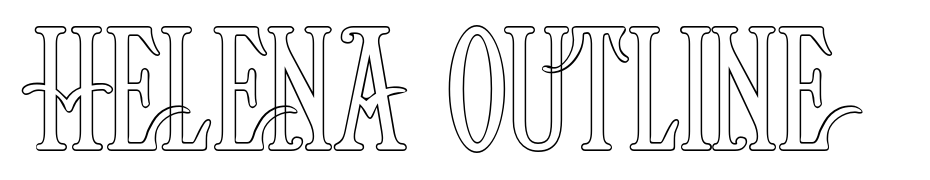 Helena Outline Font Download Free