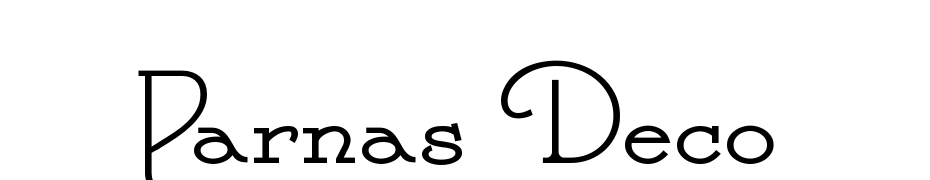 Parnas Deco Font Download Free