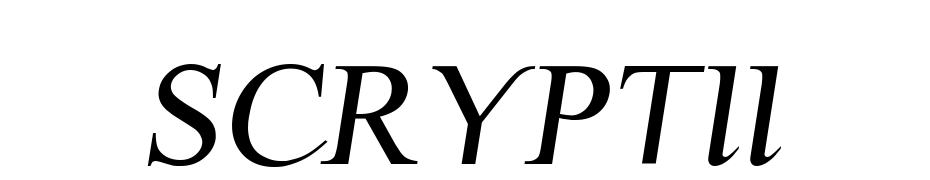 Scrypticali Italic Scarica Caratteri Gratis