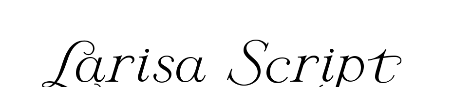 Larisa Script Font Download Free