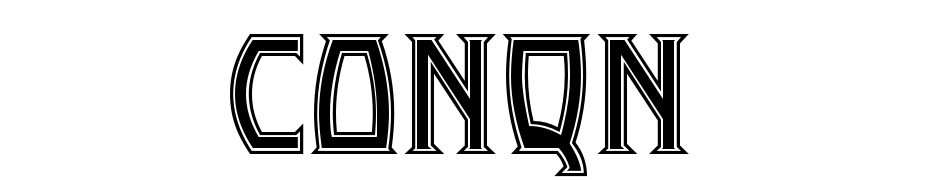 Conquistadorman NF Yazı tipi ücretsiz indir