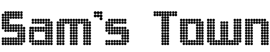 Sam's Town Font Download Free