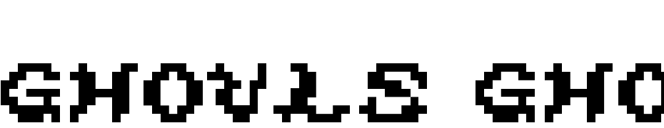 Ghouls Ghosts And Goblins Font Download Free