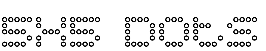 5x5 Dots Outline Schrift Herunterladen Kostenlos