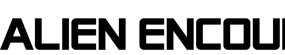 Alien Encounters Solid cкачати шрифт безкоштовно