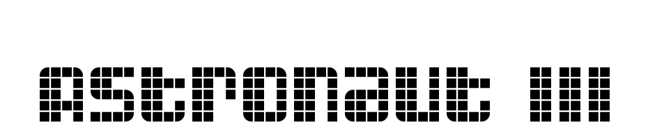 Astronaut III Schrift Herunterladen Kostenlos