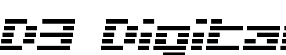 D3 Digitalism Italic Yazı tipi ücretsiz indir