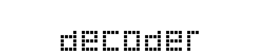 Decoder Font Download Free