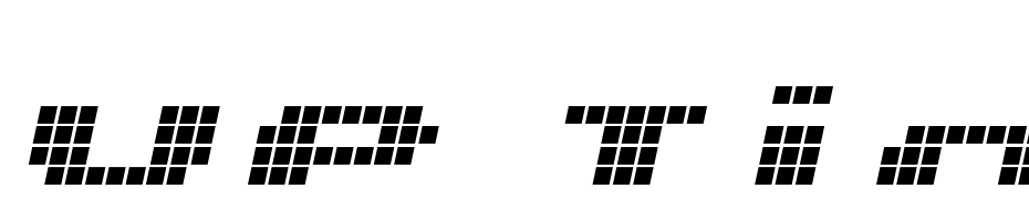 UP Tiny Lcd Four 8 Italic Polices Telecharger