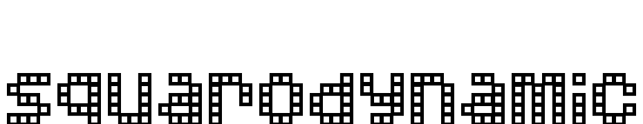 Squarodynamic 02 Font Download Free