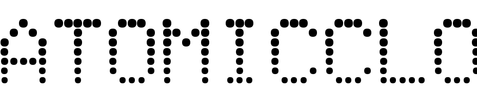 Atomic Clock Radio Font Download Free