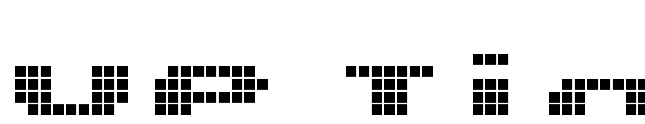UP Tiny Lcd Four 8 Font Download Free