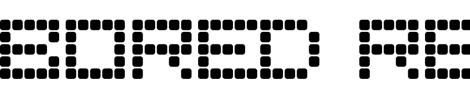 Bored Regular Font Download Free