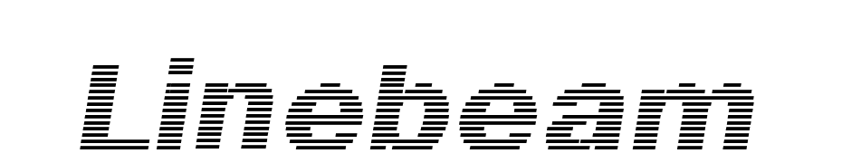 Linear Beam  0.5 Font Download Free