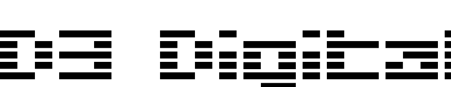 D3 Digitalism cкачати шрифт безкоштовно