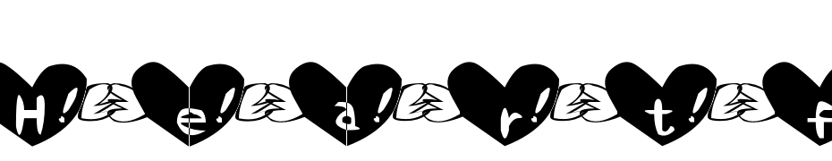 Heart Font Scarica Caratteri Gratis