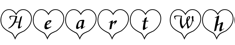 Heart White Becker cкачати шрифт безкоштовно