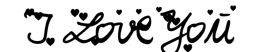 Iloveyou Font Download Free