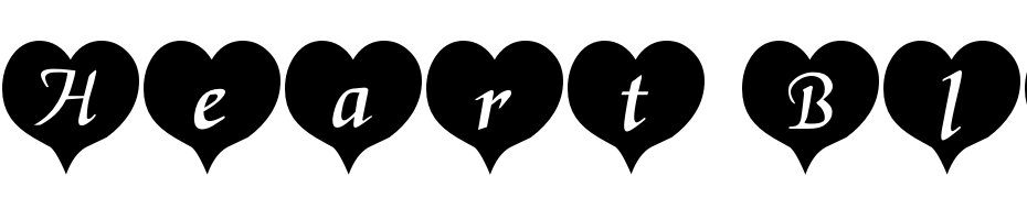 Heart Black Becker Font Download Free