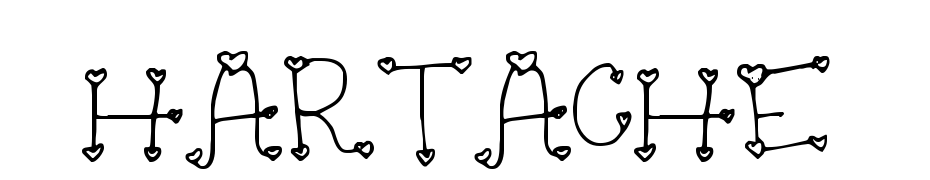 Heartache Teen Crush Font Download Free