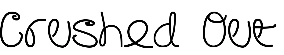 Crushed Out Girl Pen Schrift Herunterladen Kostenlos