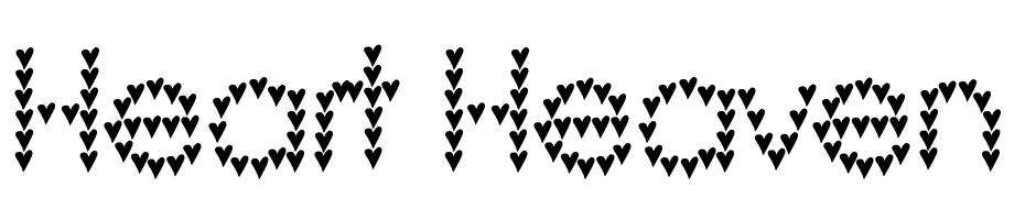 Heart Heaven Fuente Descargar Gratis