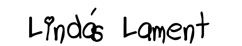 Linda's Lament Font Download Free