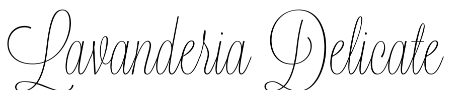 Lavanderia Delicate Font Download Free