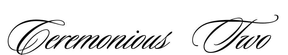 Ceremonious Two Font Download Free