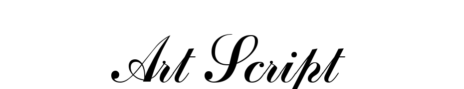 Art Script Font Download Free