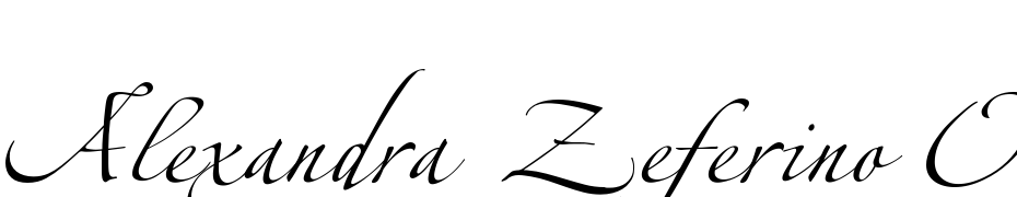 Alexandra Zeferino One Font Download Free