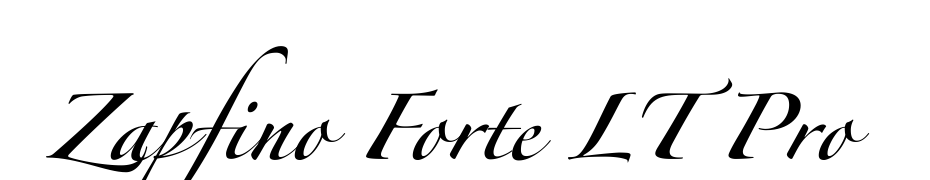 Zapfino Forte LT Pro Schrift Herunterladen Kostenlos
