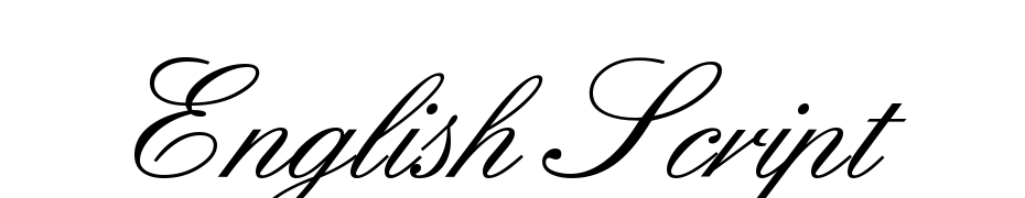 English Script Yazı tipi ücretsiz indir