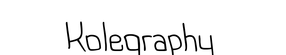 Kolegraphy Scarica Caratteri Gratis